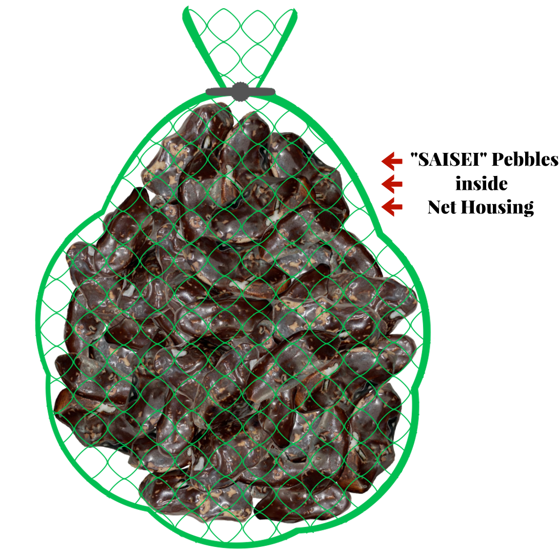 Pebbles with Net